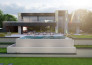 design modern villa exterior and render realistic images